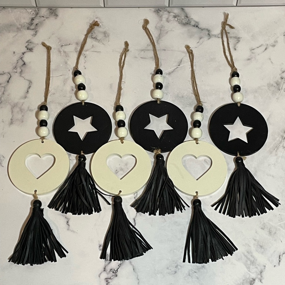 Kirkland’s Wood & Leather Ornaments